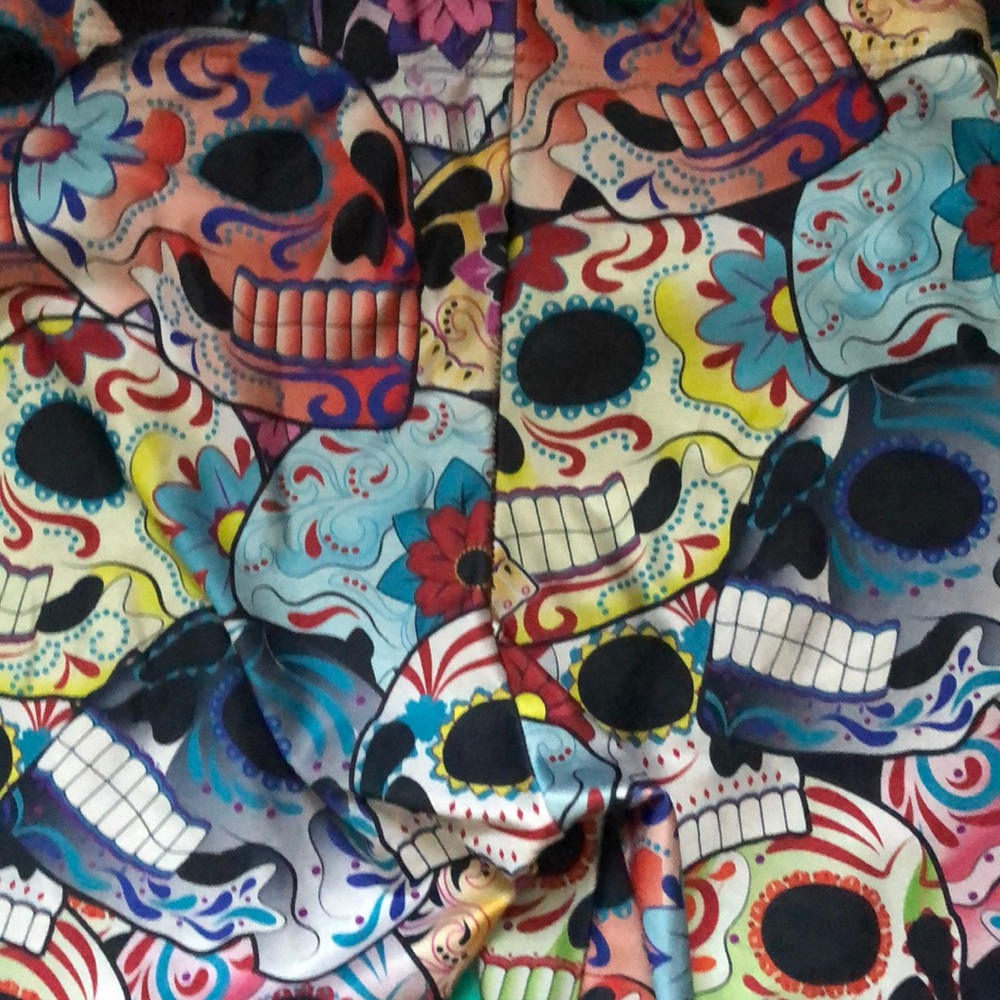 Black milk day of the dead leggings